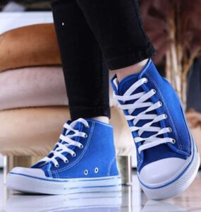 niebieskie buty damskie